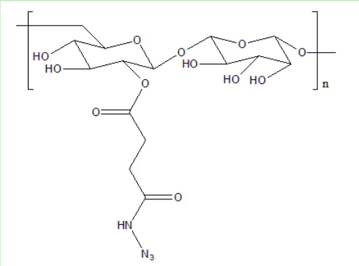 葡聚糖-叠氮|Dextran-N3/Azide|叠氮修饰葡聚糖的结构式