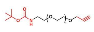 	叔丁氧酰胺聚乙二醇炔基    tBoc-NH-PEG-Alkyne   Alkyne-PEG-NH-tBOC