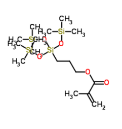 3-甲基丙烯酰氧丙基三（三甲基硅氧烷基）硅烷 cas:17096-07-0