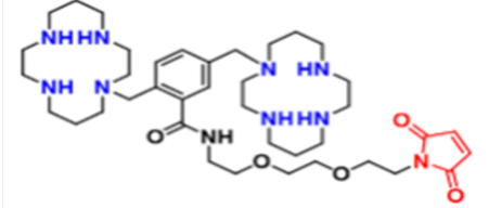 双-1,4,8,11-四氮杂环十四烷-苯甲酰-PEG2-Mal，N/A