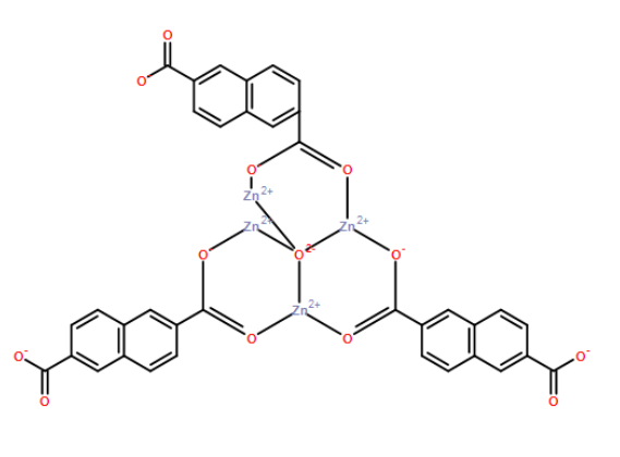 IRMOF-8金属有机框架 CAS：473981-43-0 羧酸类金属有机骨架化合物