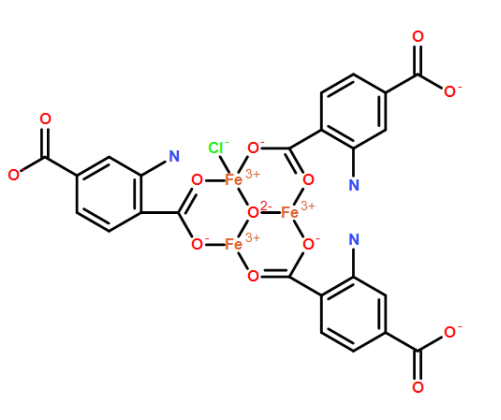 NH2-MIL-101(Fe)金属有机骨架，cas1189182-85-1