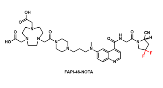 NOTA-FAPI-46 大环修饰的显影剂