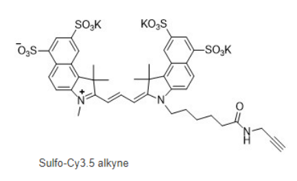 Sulfo-Cyanine3.5 alkyne