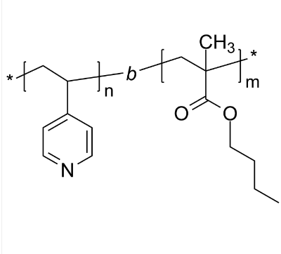 P4VP-PnBuMA 聚(4-乙烯基吡啶)-聚甲基丙烯酸正丁酯 两亲性二嵌段共聚物
