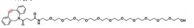 DBCO-PEG12-OH 二苯并环辛炔-十二聚乙二醇-羟基的参数信息