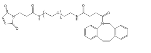 DBCO-PEG-MAL，马来酰亚胺-聚乙二醇-二苯基环辛炔