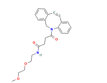 m-PEG2-DBCO，甲氧基二聚乙二醇-二苯基环辛炔   