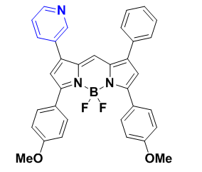 BODIPY-600/640  激发与发射波长600/640 nm 一种吡啶修饰BODIPY/Aza-BODIPY染料