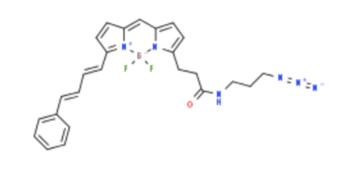 BDP 581/591 azide，cas2183473-20-1，bodipy荧光染料激发波长