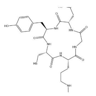 环肽c(RGDyC)，cyclo(RGDyC)，cyclo(Arg-Gly-Asp-DTyr-Cys)