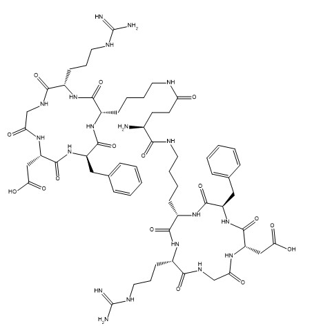 E[c(RGDyK)]2|Glu[cyclo(Arg-Gly-Asp-d-Tyr-Lys)]2