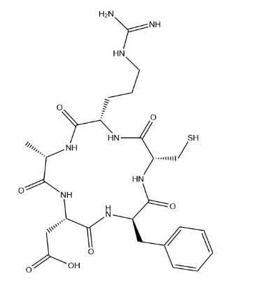 c(RADfC)|cyclo(Arg-Ala-Asp-d-Phe-Cys)|1055991-02-0