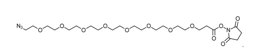 Azido-PEG8-NHS ester叠氮-八聚乙二醇-琥珀酰亚胺酯产品描述