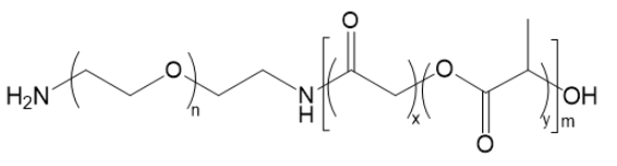 PLGA-PEG-NH2,MW:2000,3400,PLGA:50/50 氨基PEG聚乙交酯丙交酯
