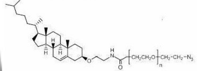 Cholesterol-PEG-N3胆固醇-聚乙二醇-叠氮产品描述