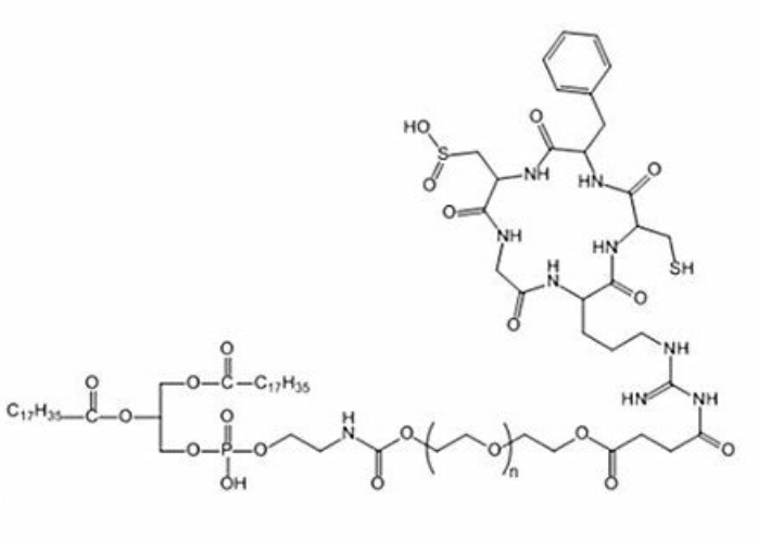 cRGD-PEG-DSPE磷脂-聚乙二醇-靶向穿膜肽cRGD产品说明