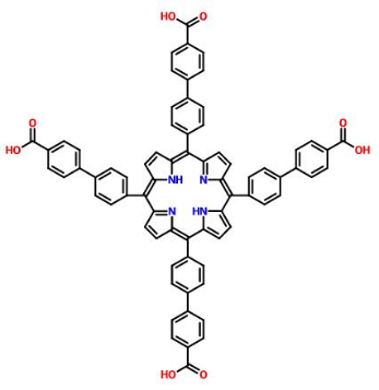 CAS:609365-68-6|Por-PP|H2TBPP|四(4-羧基-1,1'-联苯基)卟啉