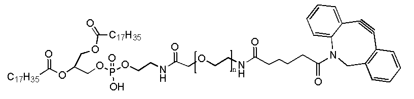 二苯并环辛烯-聚乙二醇-二硬脂酰磷脂酰乙酰胺 (DBCO-PEG-DSPE)