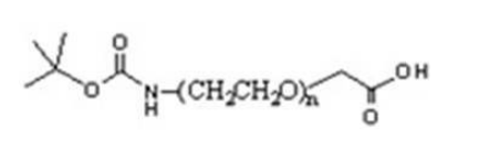 Boc-NH-PEG1K-COOH  叔丁氧羰基-亚胺-聚乙二醇1000-羧基