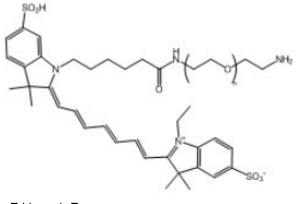 Cy7-PEG-NH2,MW:2000 近红外荧光染料CY7聚乙二醇氨基