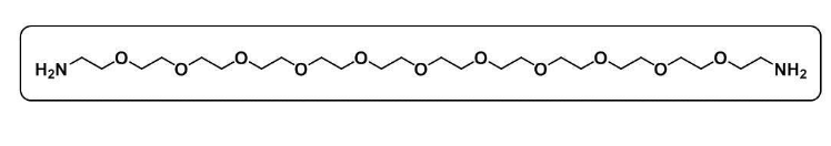 Amino-PEG11-amine，CAS:479200-82-3，胺基-十一聚乙二醇-氨基