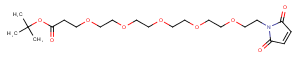 Mal-PEG5-Boc Chemical Structure