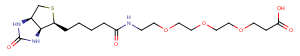 Biotin-PEG3-acid Chemical Structure