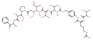 Val-Cit-PAB-MMAE Chemical Structure
