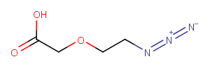 Azido-PEG1-CH2CO2H Chemical Structure