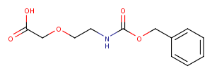 1260092-43-0 Cbz-NH-PEG1-CH2COOH Chemical Structure