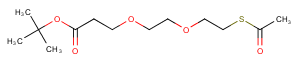 S-acetyl-PEG2-Boc Chemical Structure
