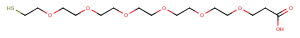 Thiol-PEG6-acid Chemical Structure