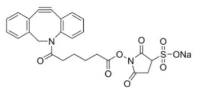 CAS：1400191-52-7 DBCO-sulfo-NHS 二苯并环辛基硫代 N -羟基琥珀酰亚胺酯