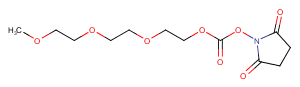 m-PEG3-succinimidyl carbonate Chemical Structure