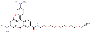 TAMRA-PEG4-Alkyne Chemical Structure