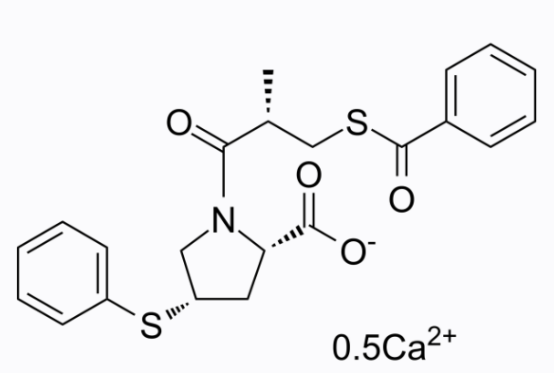 cas:81938-43-4 Zofenopril calcium佐芬普利钙 活性氧抑制剂