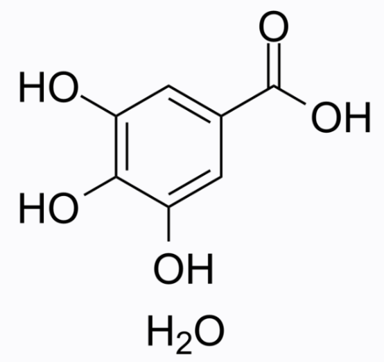 cas:5995-86-8 Gallic acid hydrate 没食子酸-水合物 活性氧抑制剂