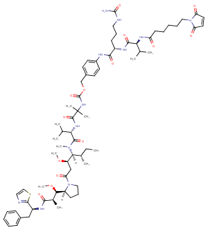 MC-VC-PABC-Aur0101 Chemical Structure