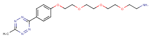 Methyltetrazine-PEG4-amine Chemical Structure