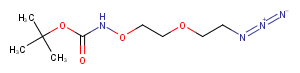 Boc-Aminooxy-PEG1-azide Chemical Structure