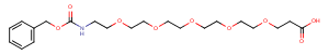 Cbz-NH-PEG5-C2-acid Chemical Structure
