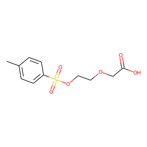 Tos-PEG1-O-CH2COOH Chemical Structure