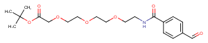 Ald-Ph-amido-PEG3-C1-Boc Chemical Structure