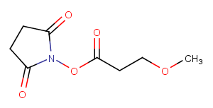 m-PEG1-NHS ester Chemical Structure