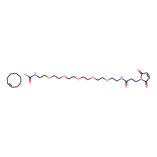 TCO-PEG5-maleimide Chemical Structure