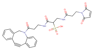 Mal-Sulfo-DBCO Chemical Structure