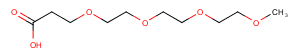 m-PEG3-CH2CH2COOH Chemical Structure