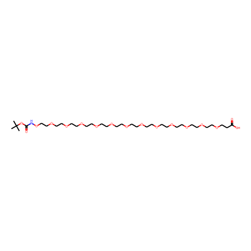 t-Boc-Aminooxy-PEG12-acid Chemical Structure