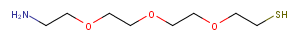 1189760-69-7 HS-PEG3-CH2CH2NH2 Chemical Structure